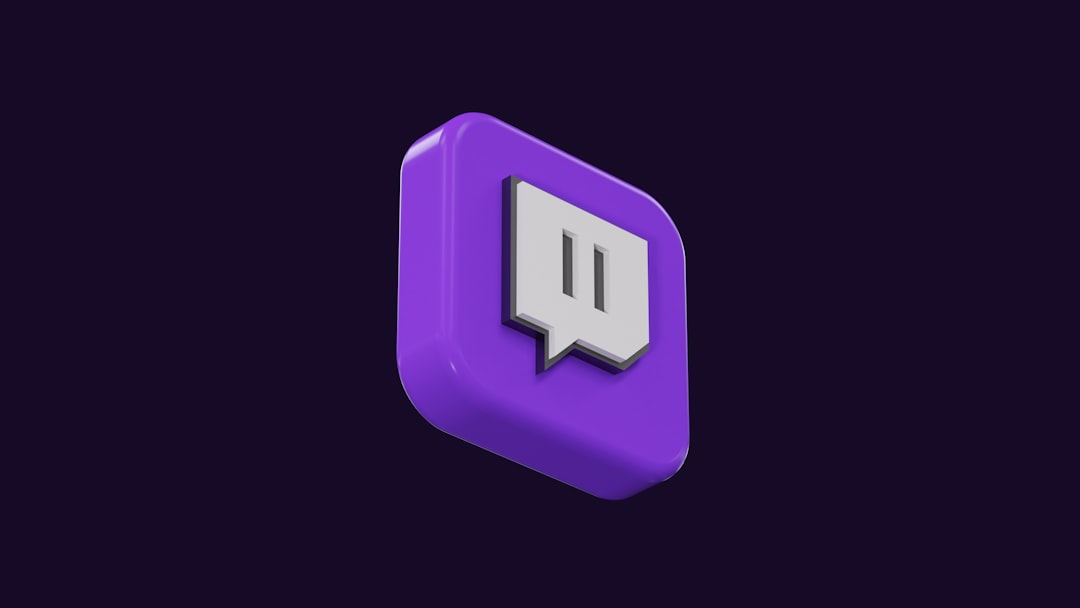 a purple button with a speech bubble on it twitch error screen, video player, browser issue
