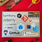 happy birthday to you card ecommerce logo design workspace laptop sketches branding colors