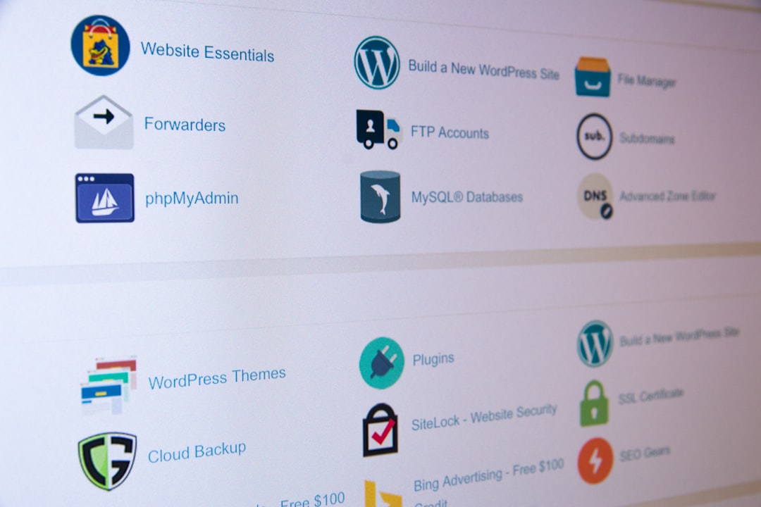 assorted icon lot content management system dashboard, blogging platform interface, website customization settings