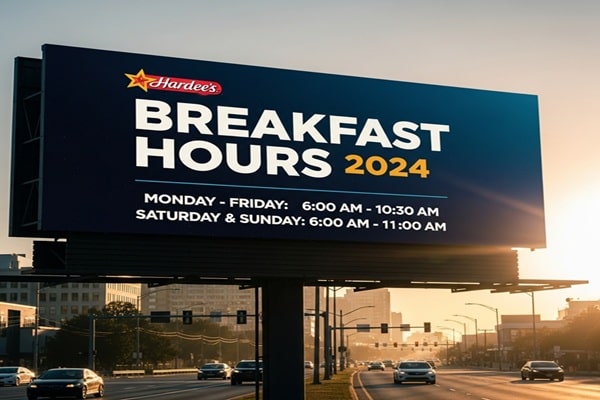 Hardee’s Breakfast Hours 2024