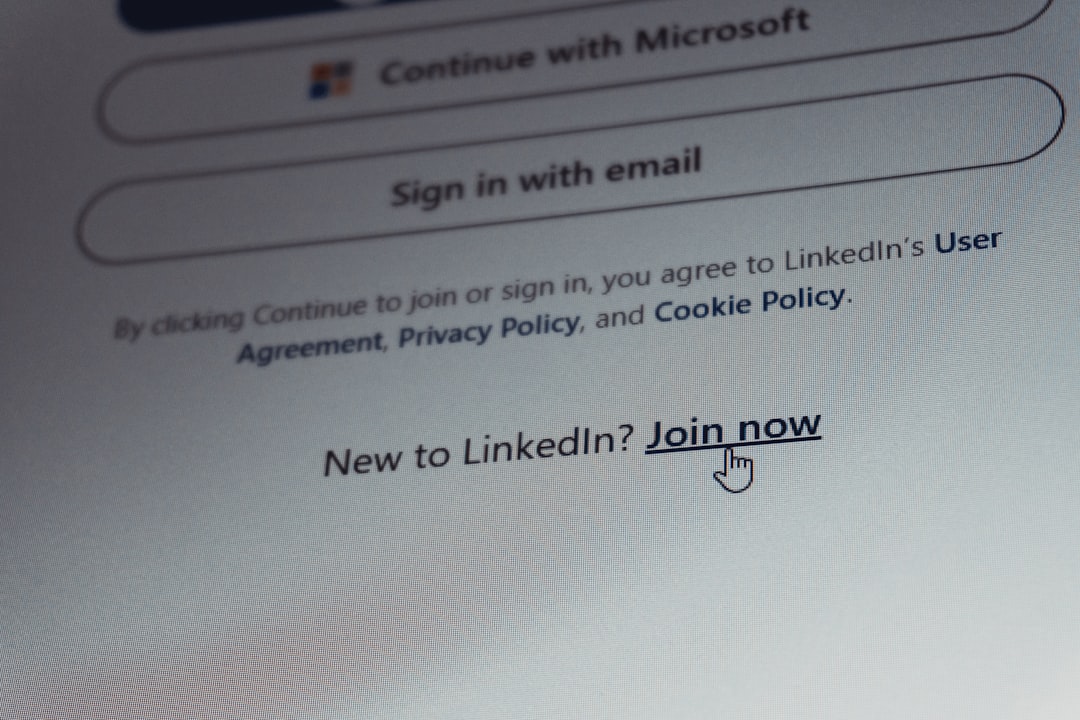 Linkedin login screen with join now option registration form, email field, privacy note
