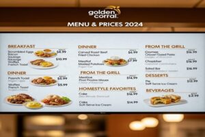 Golden Corral Menu & Prices 2024