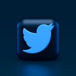 blue and white heart illustration twitter feed, viral posts, social media reactions