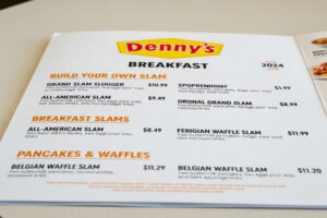 Denny’s Menu With Prices 2024