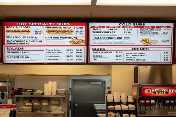 Firehouse Subs Menu With Prices 2024