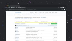 Github website on desktop git dashboard, code repository, team collaboration, version control screen
