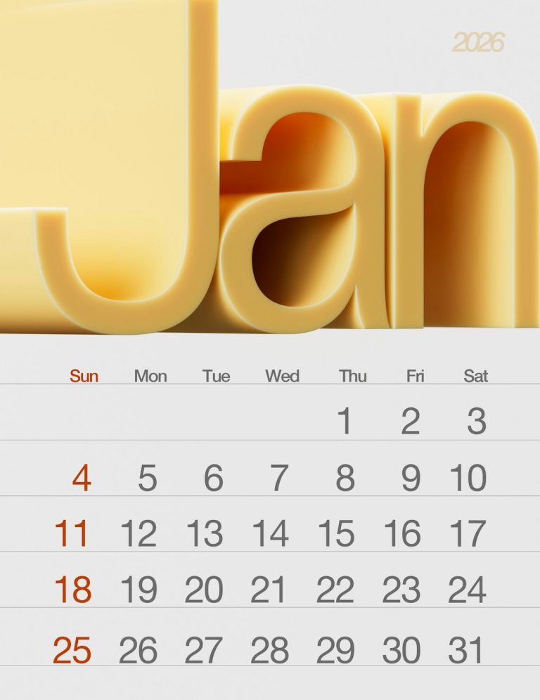 January 2026 calendar with large yellow letters hotel website dashboard, booking calendar interface, wordpress hotel plugin
