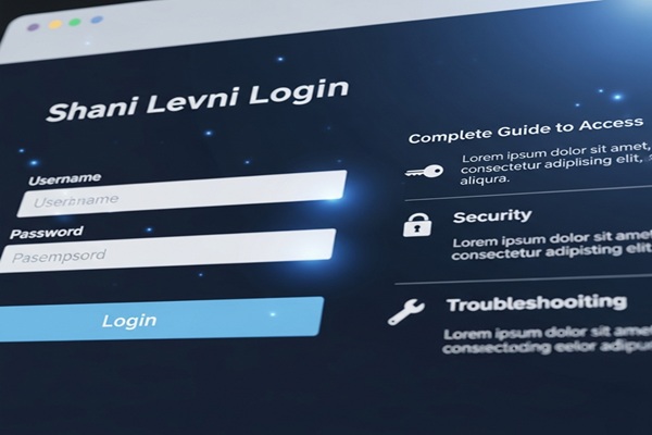 Shani Levni Login: Complete Guide to Access, Security, and Troubleshooting