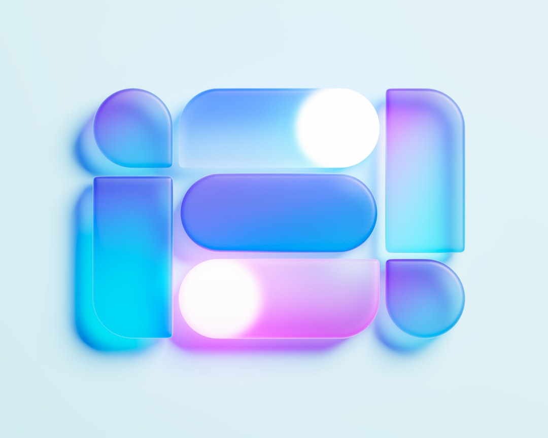a blue, pink, and green text bubble ai logo generator screen, minimalist logo examples, branding color palette