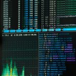 a close up of a computer screen with a lot of data on it server logs terminal, docker logs screen, error stack trace