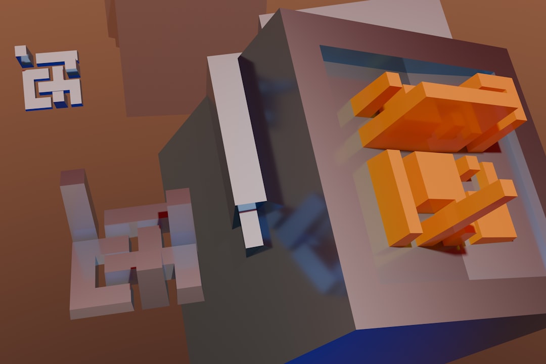 A computer generated image of a cube with letters minecraft server folder, start bat file, server jar file together