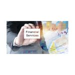 a man holding a sign that says financial services real estate agent dashboard, crm software interface, sales pipeline screen