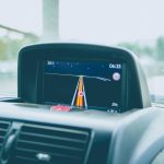 black vehicle GPS turned on gps tracking dashboard, fleet map interface, real time vehicle tracking