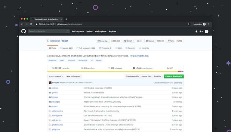 Github website on desktop git dashboard, code repository, team collaboration, version control screen