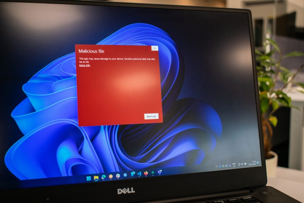 a dell laptop computer with a red screen easy anti cheat setup window, repair option screen, gaming pc desktop