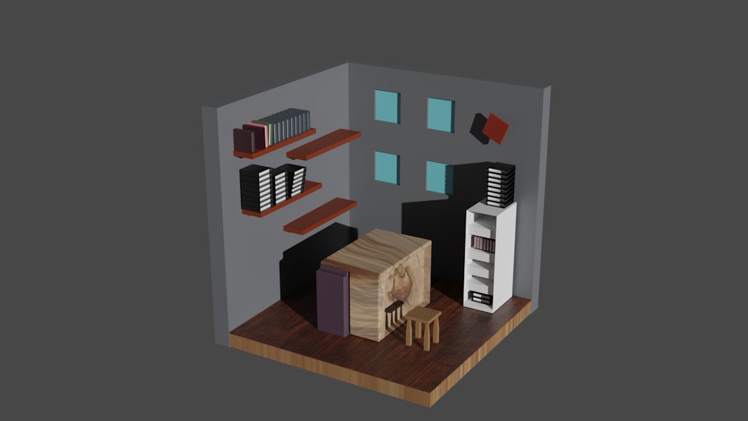 a room with a bed and shelves 3d warehouse interface, downloadable 3d models, sketchup community library