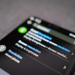 black android smartphone on gray textile android usb settings screen, smartphone notification panel, usb connection options