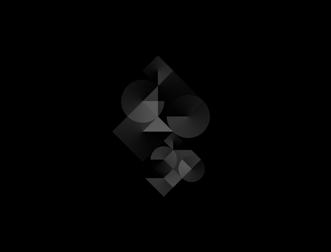 a black and white photo of a playing card abstract symbol design, conceptual logo sketch, minimal graphic art