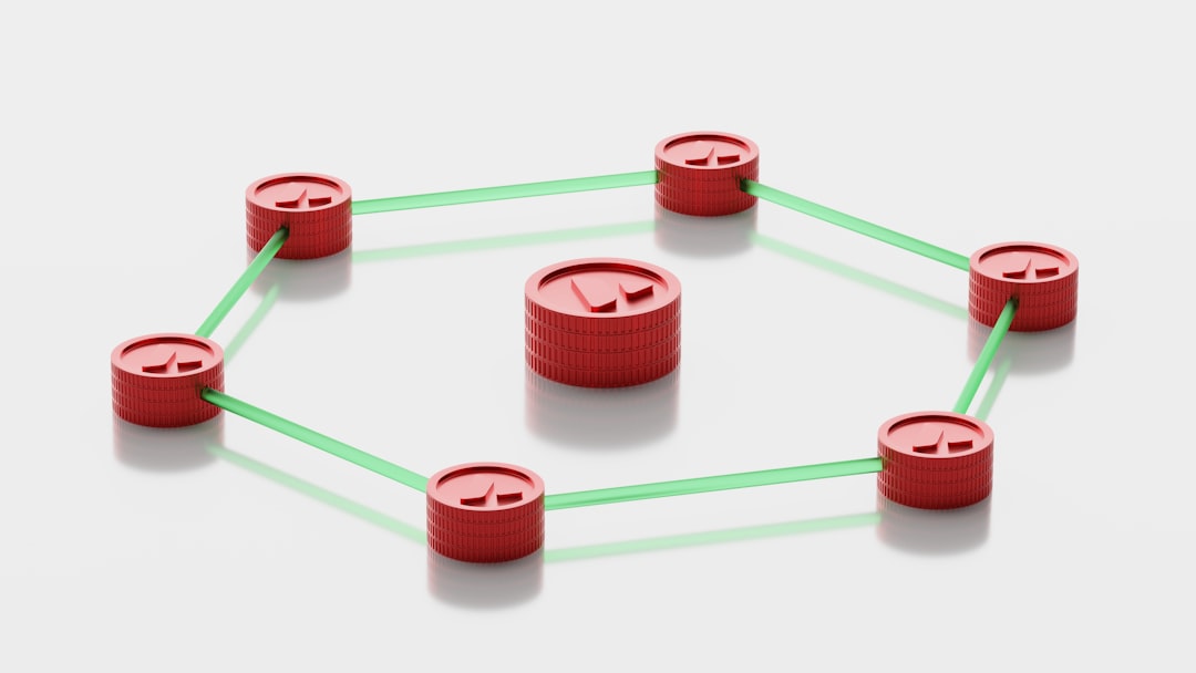 a colorful toy on a table onion routing diagram, internet nodes, encrypted connection, digital privacy concept