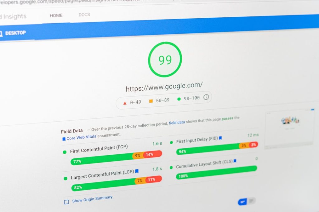a computer screen with the number 99 on it simple seo dashboard keyword performance graph