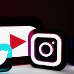 a group of different types of social media logos video editing dashboard multiple formats social media icons