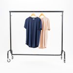 a pair of blue and white clothes on a swinger isolated product on transparent background, ecommerce product photo, clean white background comparison
