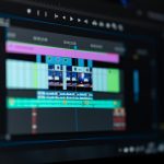 black flat screen computer monitor fl studio playlist view, pattern color, arrangement timeline