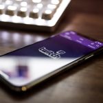 space gray iPhone X smartphone turned on twitch error screen, video player, browser issue