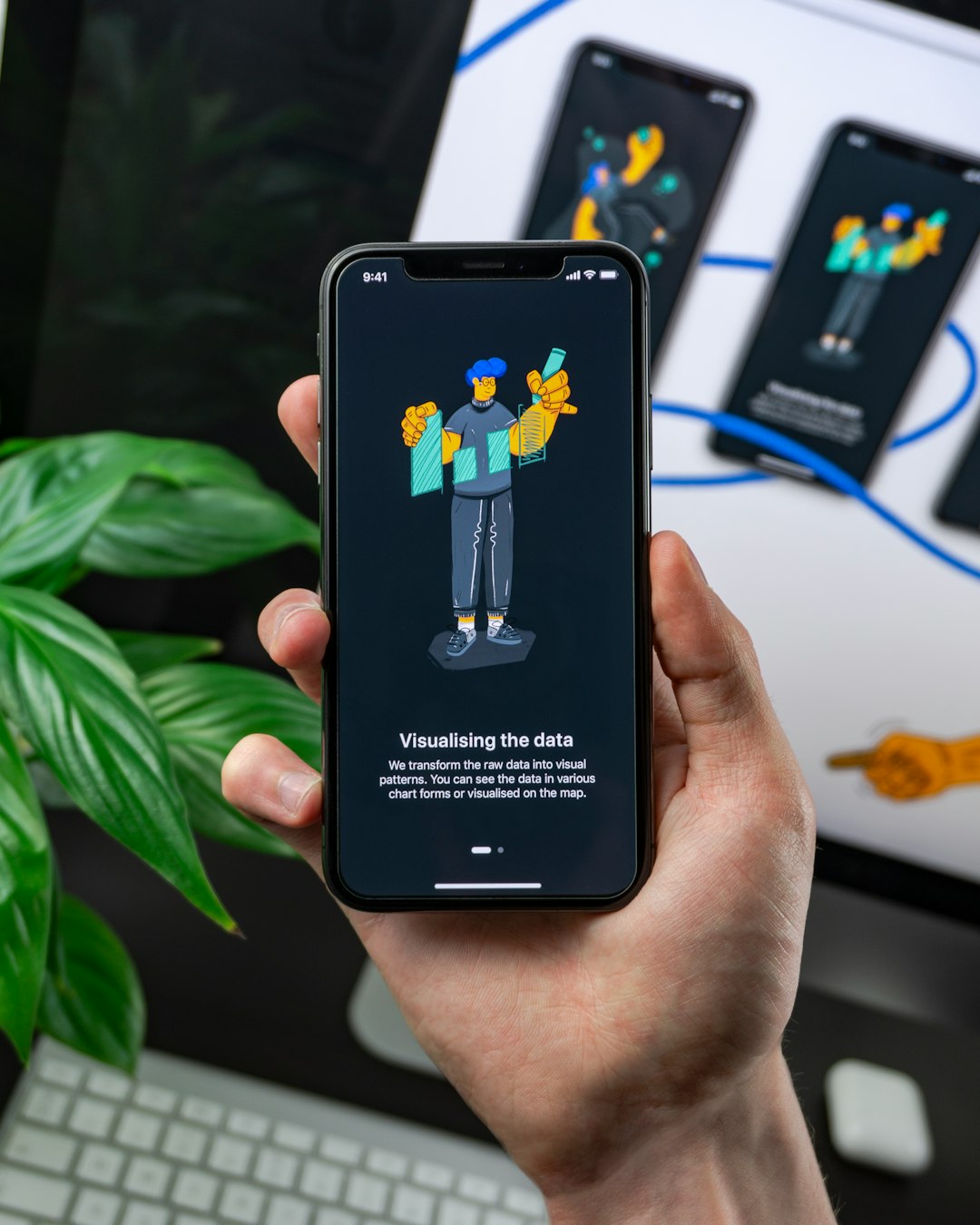 turned on smartphone customer experience, mobile app, happy users