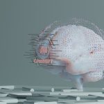a computer generated image of a human brain machine learning models, neural network, data science, artificial intelligence