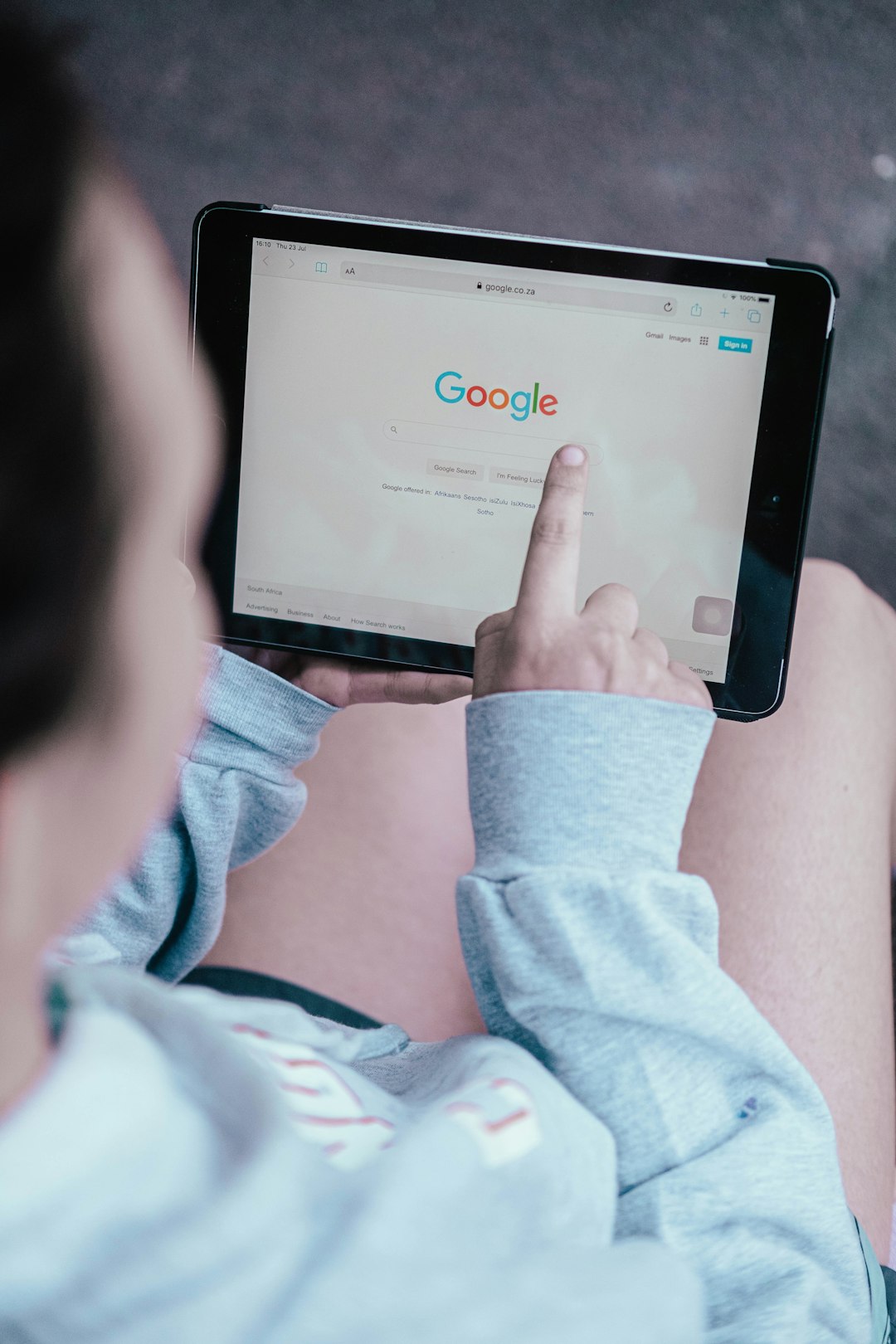 person holding black android smartphone app store optimization, mobile growth, search rankings