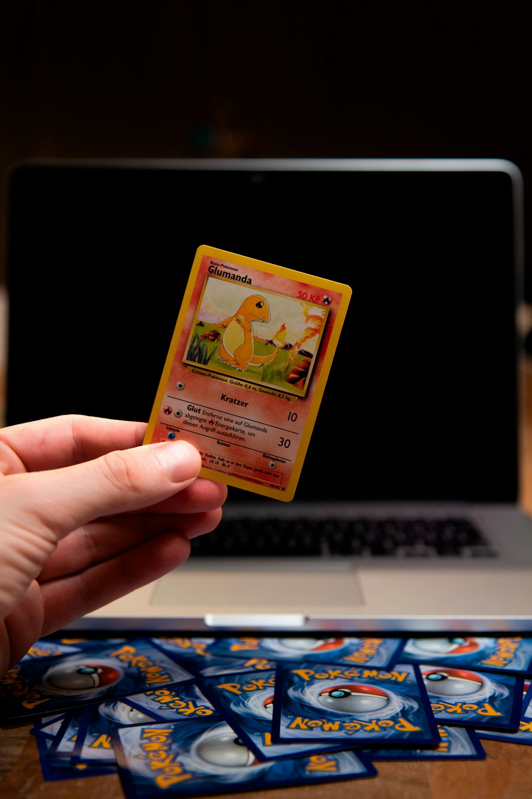 yellow and white trading card pokemon stats, held items, training screen
