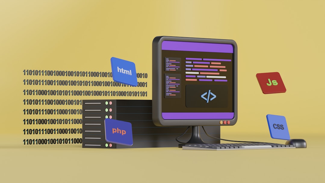 a computer screen with a keyboard and a box with a logo developers, payment platform, api dashboard, fintech