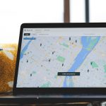 a laptop with a map on the screen website migration, search rankings, redirect map