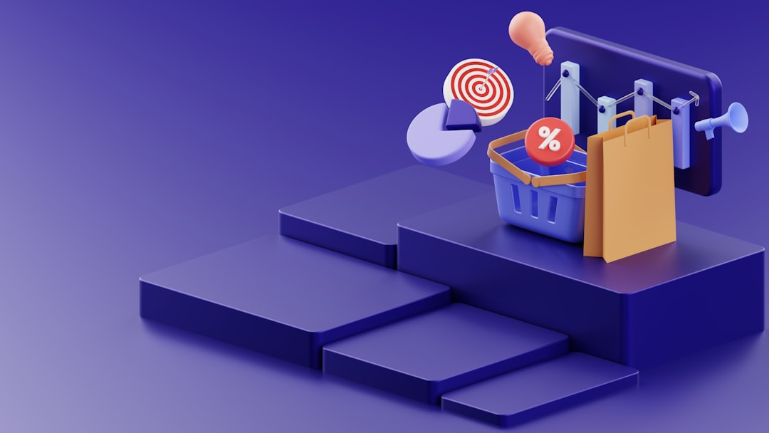 a purple background with a basket of items and a target ecommerce tools, product comparison, online store research