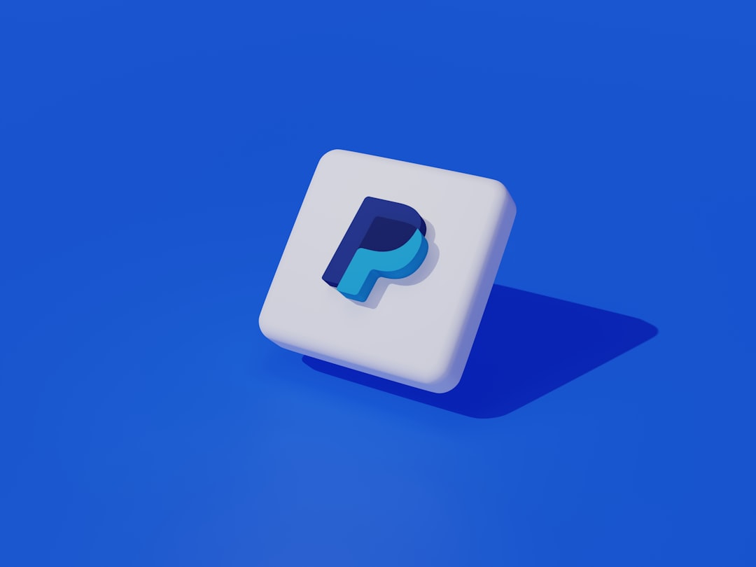 a white square with a blue p on it paypal orders, automation workflow, ecommerce analytics