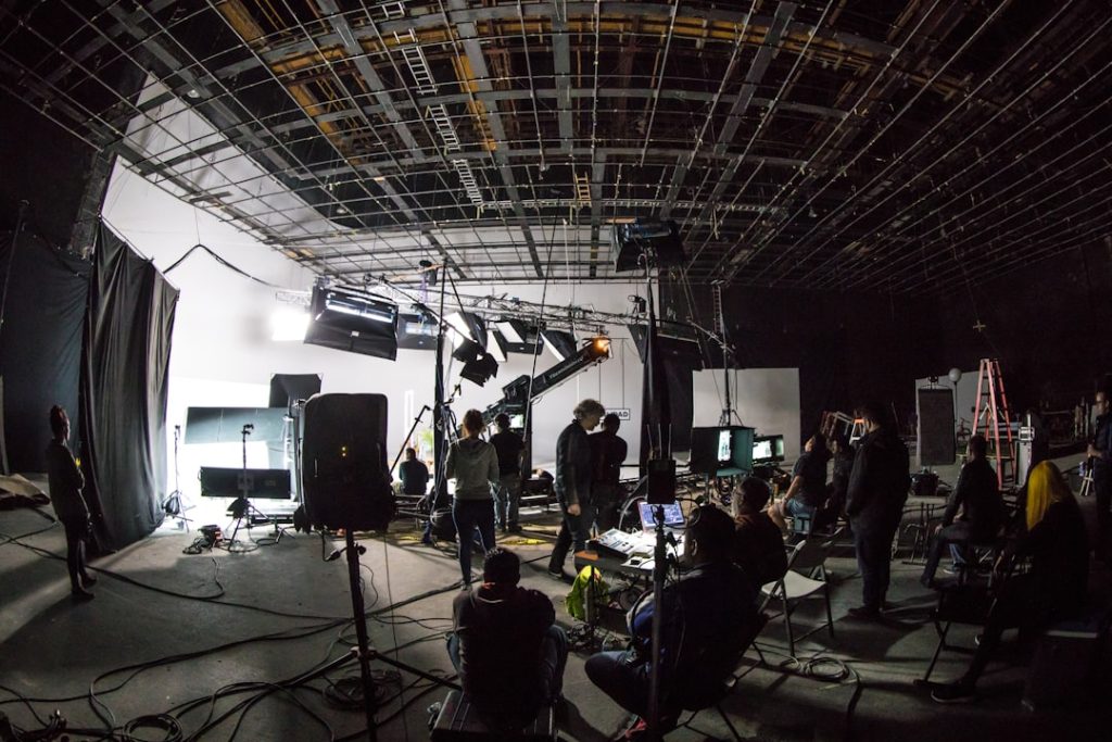 band playing on stage during daytime video production, filmmaker, online portfolio