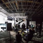 band playing on stage during daytime video production, filmmaker, online portfolio