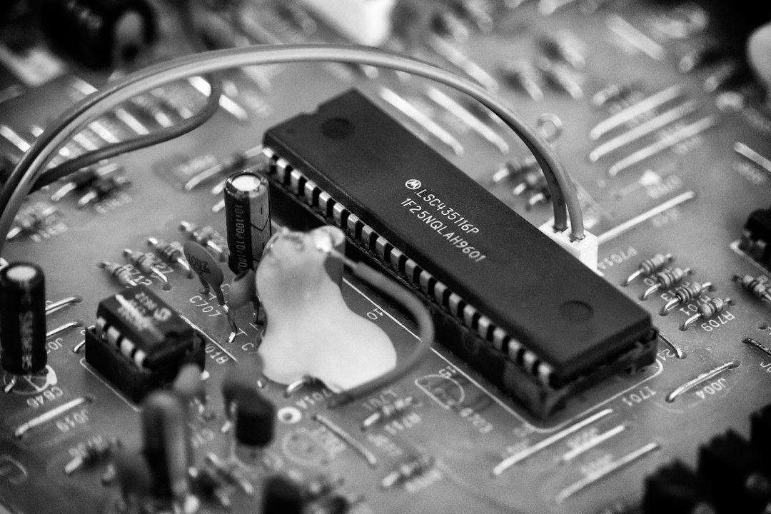 black and white computer motherboard nand gate symbol, logic inputs, digital circuit