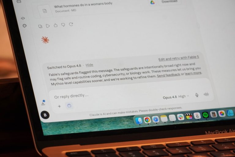 A laptop displaying openai 4.0 chatbot interface sales inbox, email subject lines, prospecting, open rate