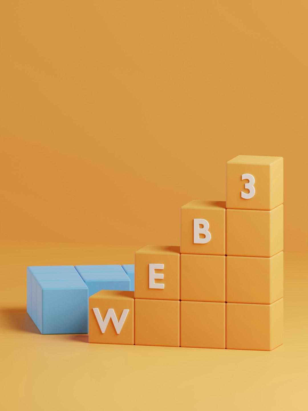 a block tower with the letters b e w on it b2b sales funnel, qualified leads, pipeline