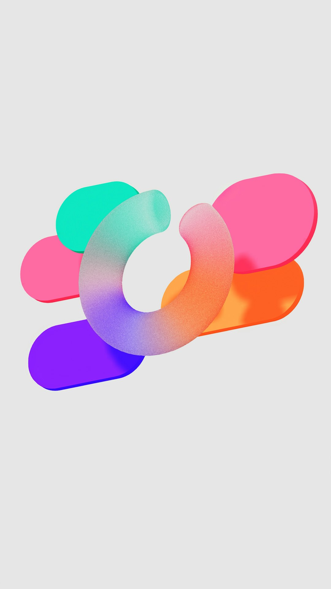 a group of different colored shapes on a white background figma logo design, grid system, startup branding