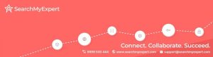 a red background with a line of white circles sales pipeline, deal closing, contract review, revenue team