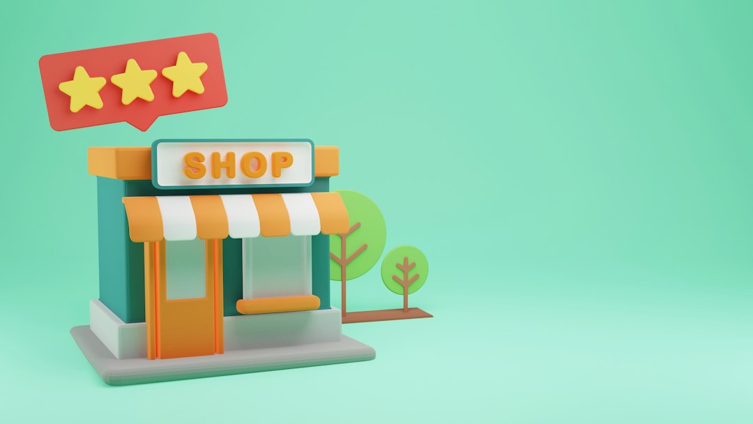 a small toy store with a green background customer reviews, star ratings, feedback response