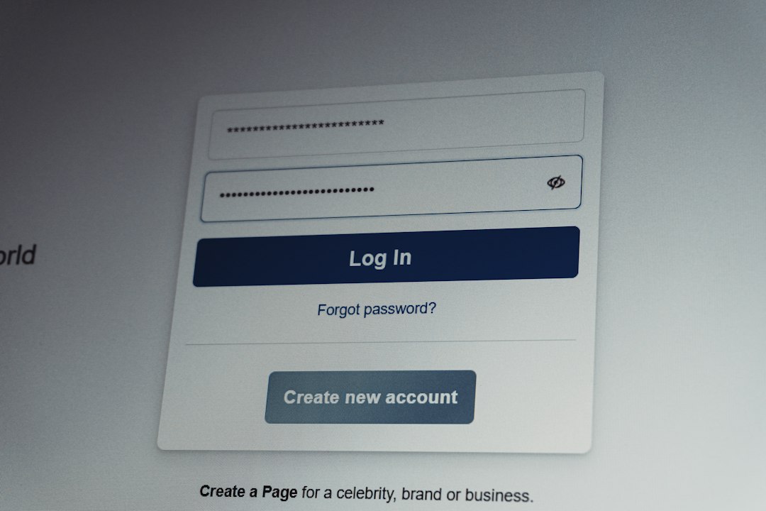 Facebook login screen with username and password fields website security, robot blocker, login form